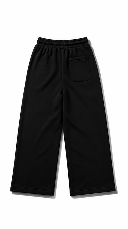 Jogging Basics Noir Logo Blanc