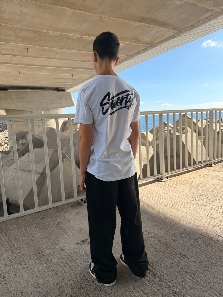 Jogging Noir Logo Blanc