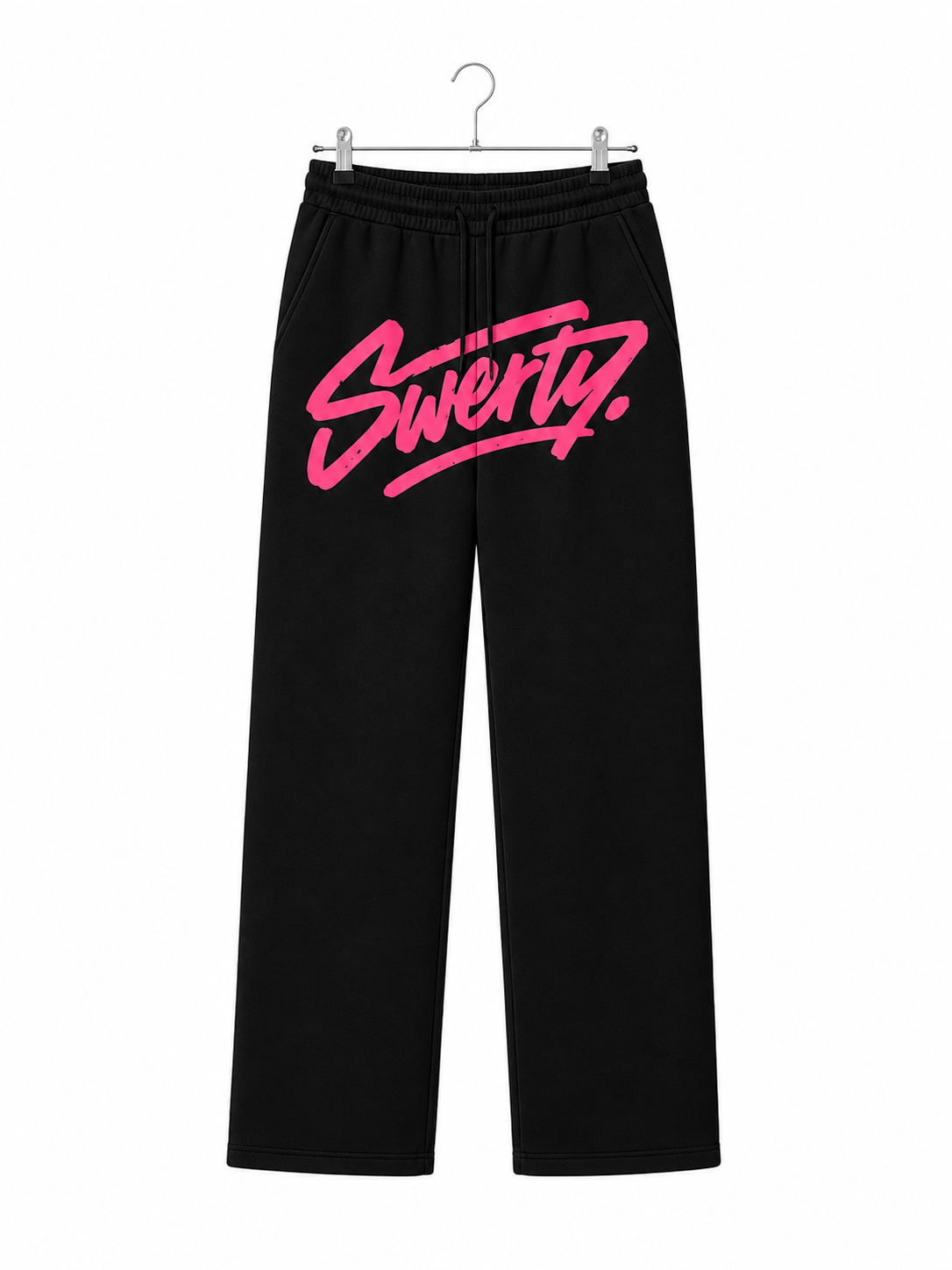 Jogging Noir Logo Fuschia