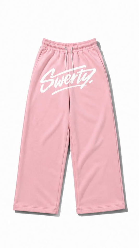 Jogging Rose Logo Blanc