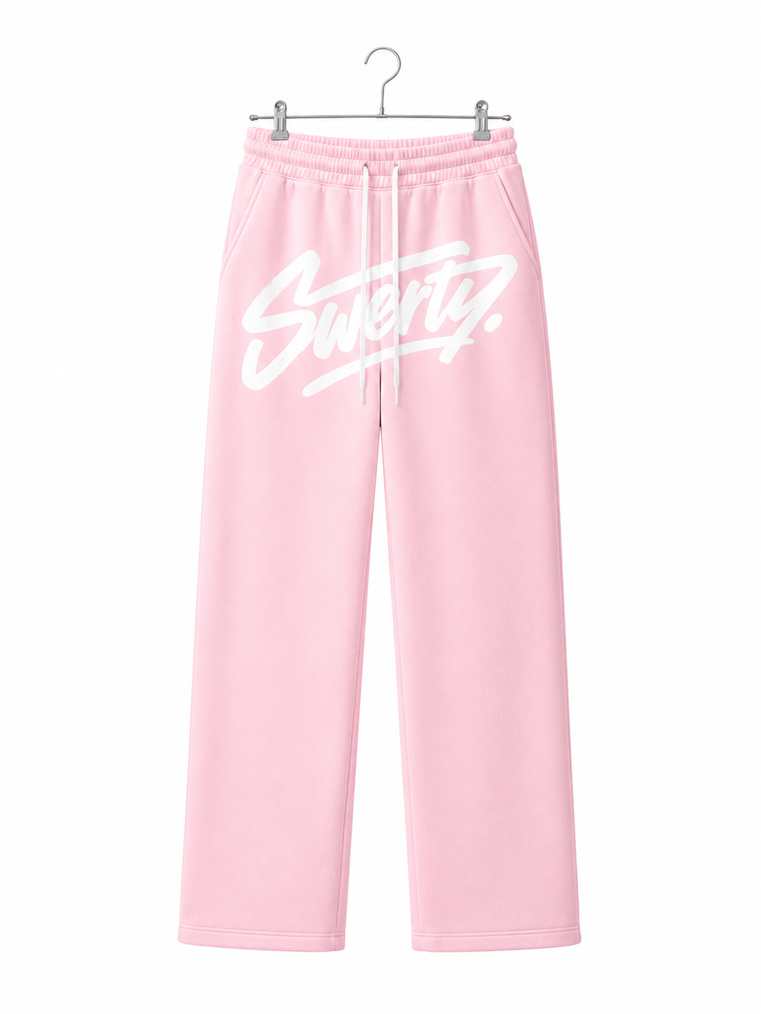 Jogging Rose Logo Blanc